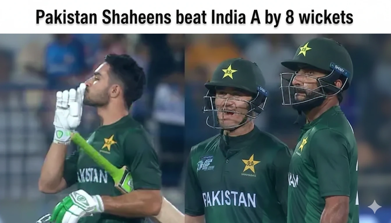 Maaz Sadaqat 79 Pakistan Shaheens India A